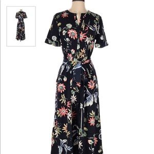 Ann Taylor floral jumpsuit